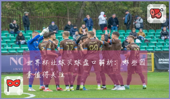 世界杯让球买球盘口解析：哪些因素值得关注